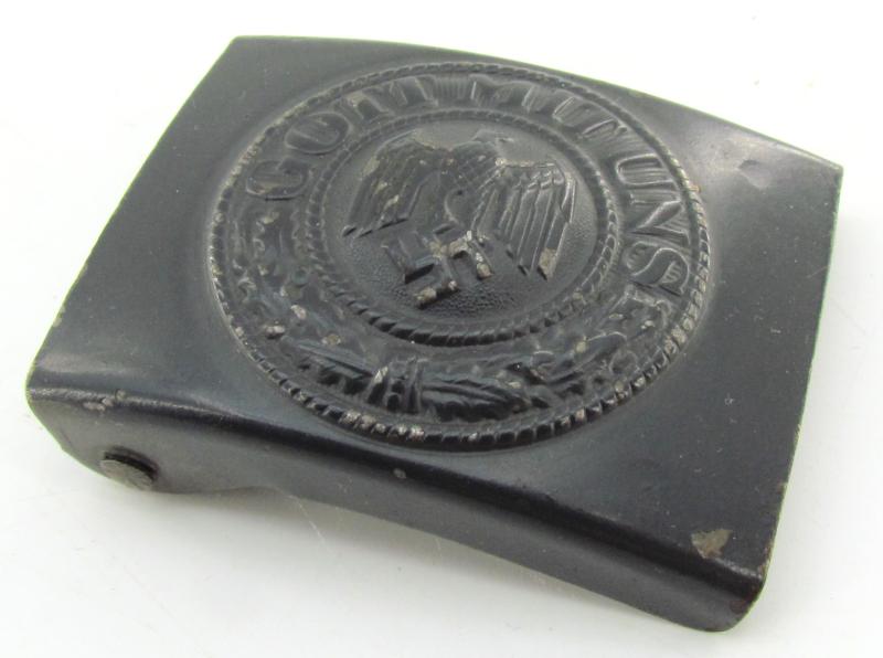 Wehrmacht (Heer) Steel belt buckle marked B&N 43