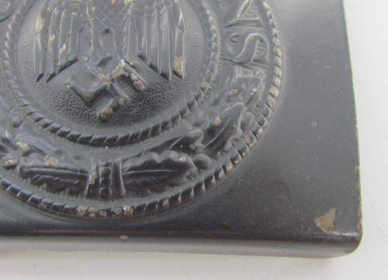 Wehrmacht (Heer) Steel belt buckle marked B&N 43
