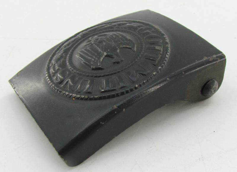 Wehrmacht (Heer) Steel belt buckle marked B&N 43