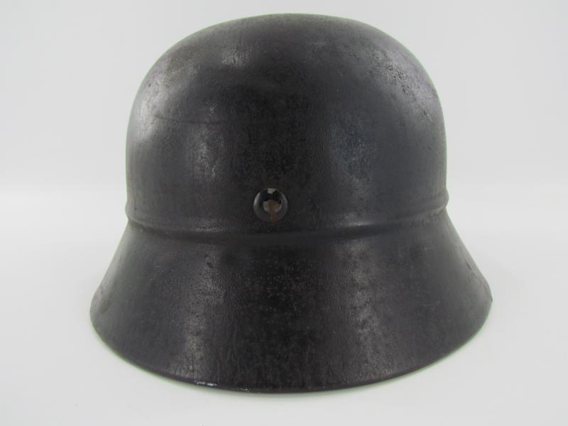 M35 Double Decal Polizei ‘beaded’ Luftschutz Helmet EF66