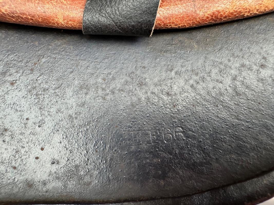 M35 Double Decal Polizei ‘beaded’ Luftschutz Helmet EF66