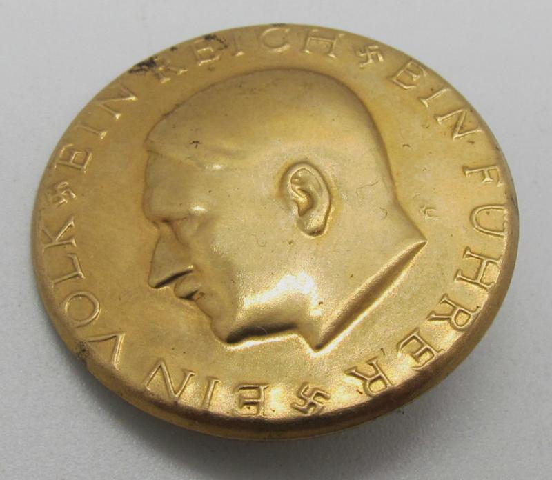 'Adolf Hitler' Sympathy Pin Elections 1933