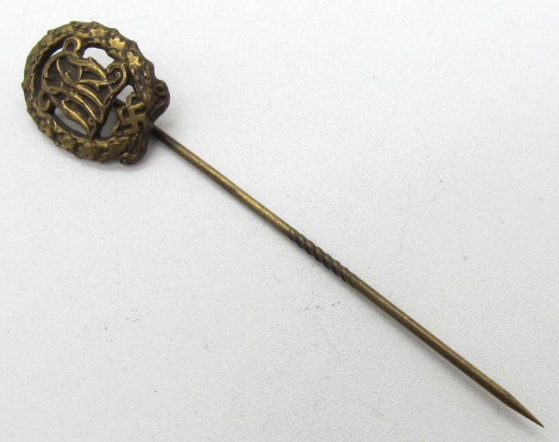 DRL in Bronze miniature sports badge (Wernstein Jena)