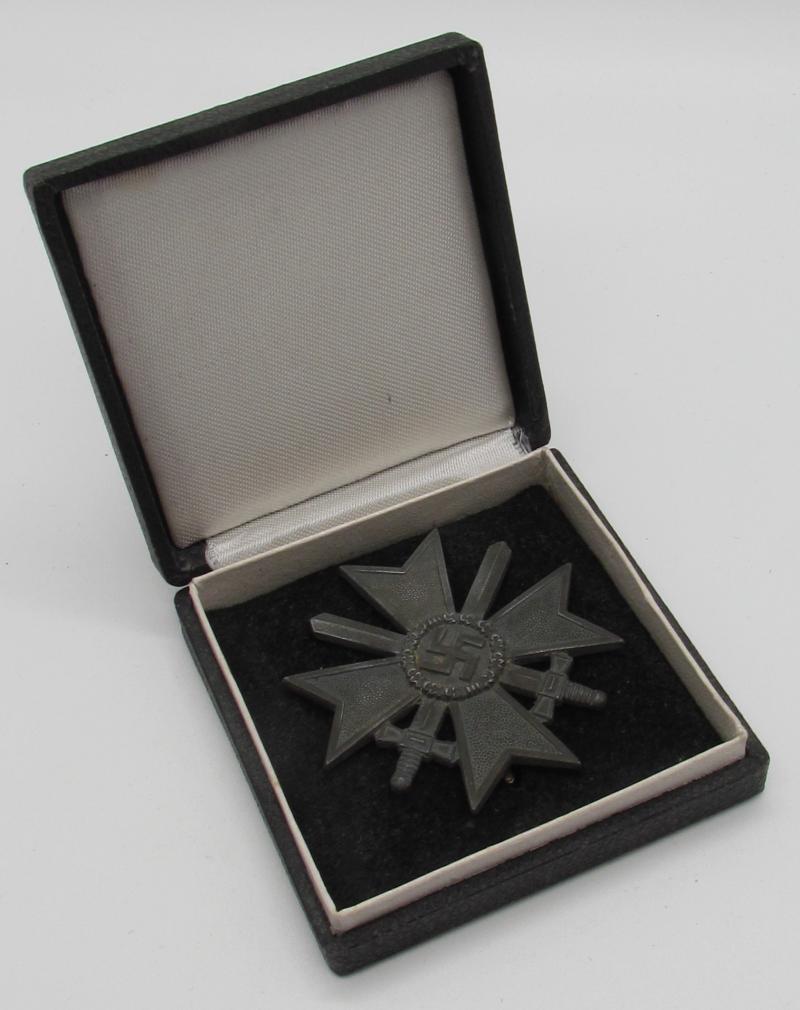 War Merit cross (KVK) first class “62” in Case