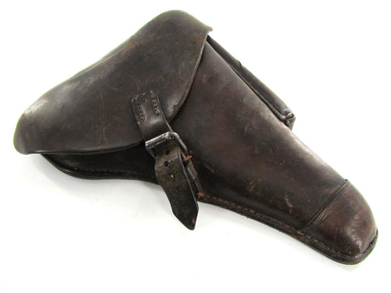 WW1 Hardshell P08 Luger Holster Dated 1915