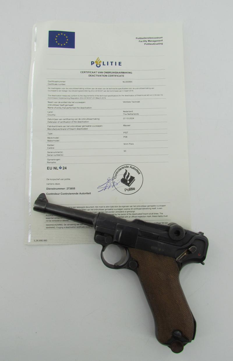 EU Deko Luger P08 1917 (DWM)