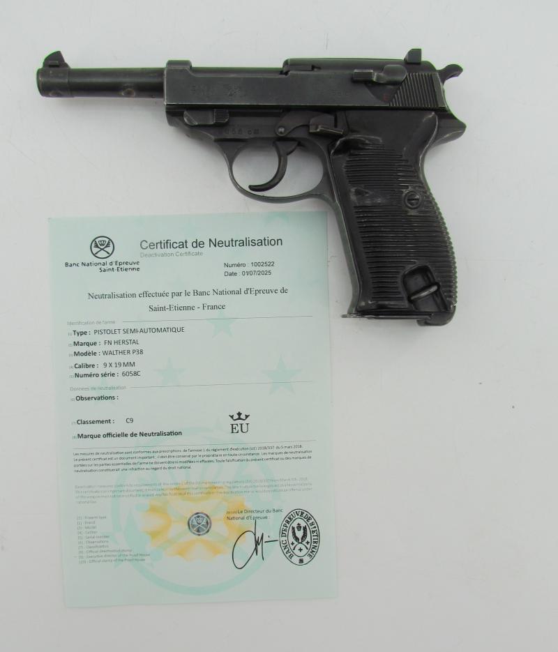 EU- Deko Walther P38 Pistol ( ac42 )