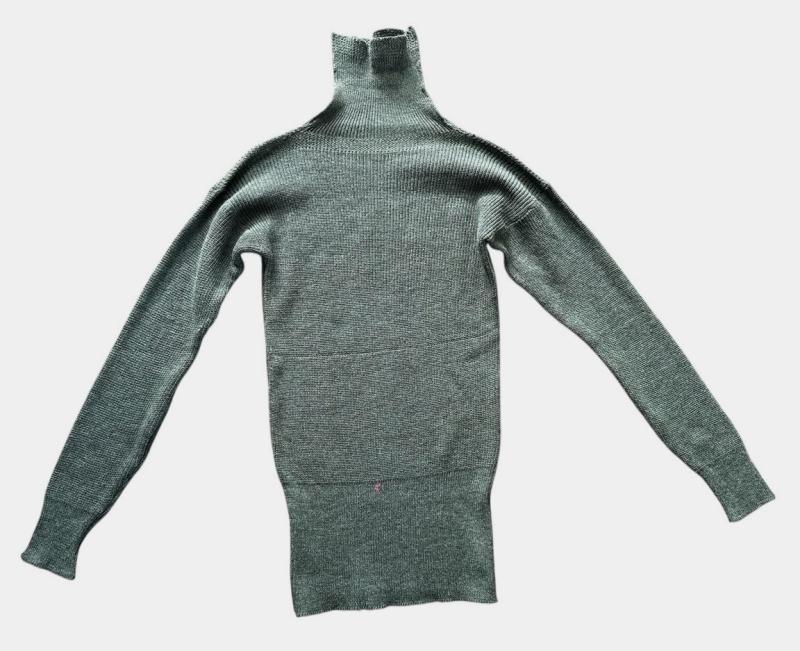 late-war German issued( turtle-neck ) sweater