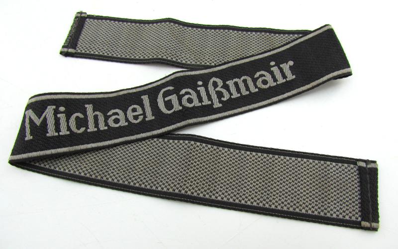 Waffen-SS cufftitle SS-Gebirgs-Regiment 12 ‘Michael Gaissmair’, 6. SS-Gebirgs-Division ‘Nord’