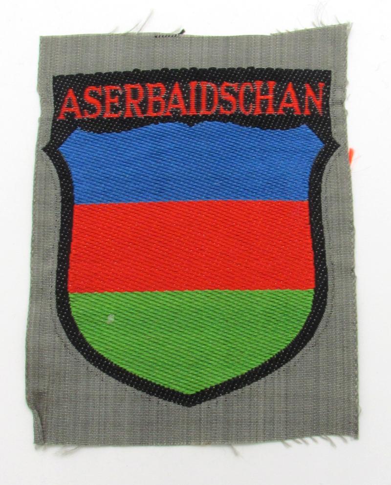 Wehrmacht ( Heer ) BeVo 'Aserbaidschan' Volunteer Sleeve Shield