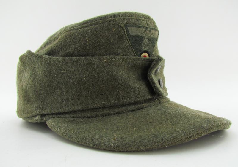 M43 Army (Heer) Field Cap ‘Einheitsfeldmütze’ with RBNr.
