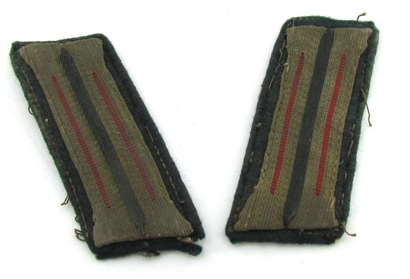 Wehrmacht ( Heer ) Panzerjäger Collar Tabs