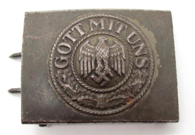 Wehrmacht (Heer) EM-NCO's Belt Buckle MSS 40