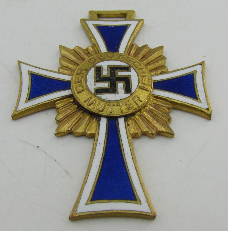 German Mothers Cross in Gold