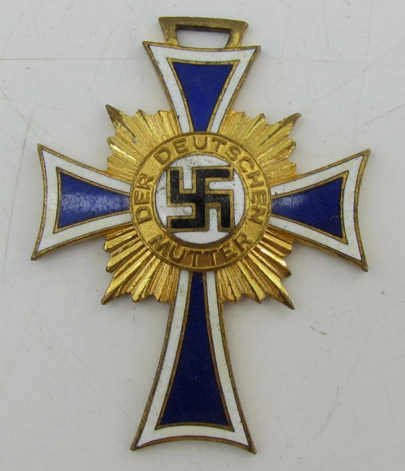 German Mothers Cross in Gold