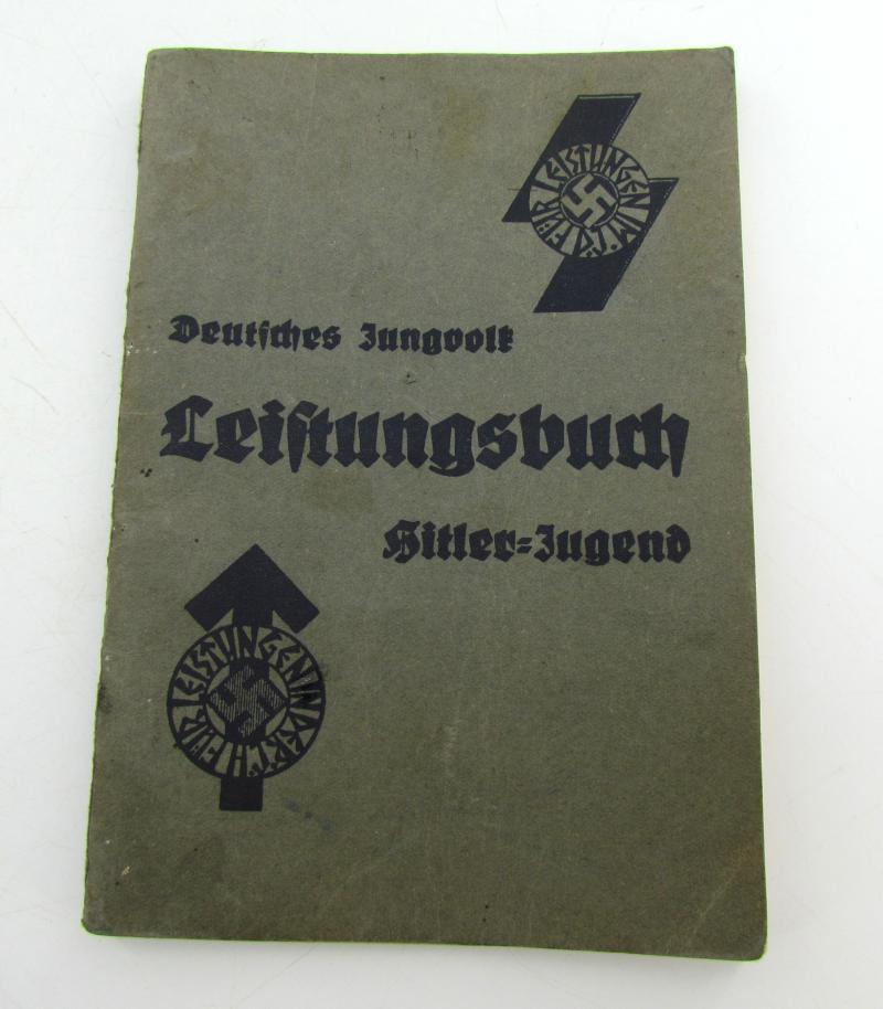 Deutsche Jungvolk (DJ) / Hitlerjugend (HJ) Leistungsbuch