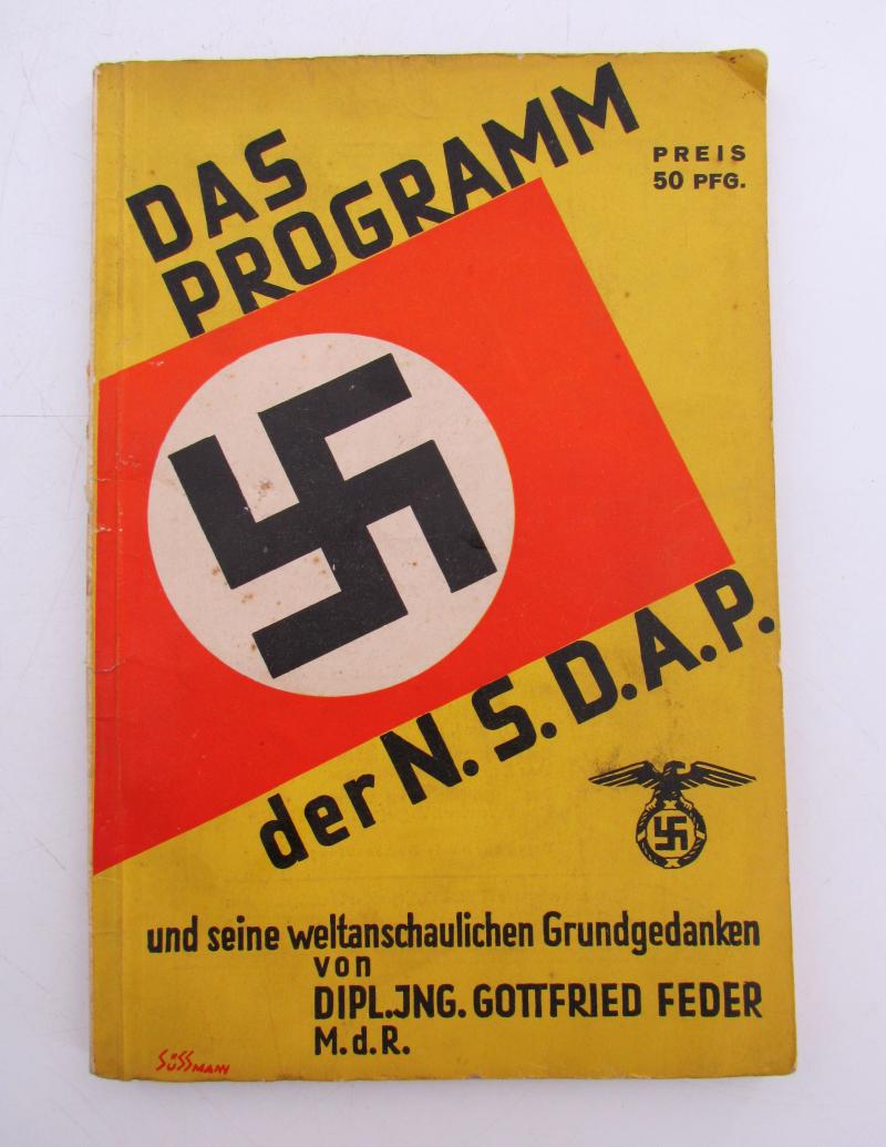 (Brochure) Das Programm der N.S.D.A.P.