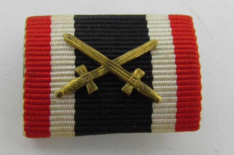 KVK2 ( Kriegsverdienstkreuz ) with swords Ribbon