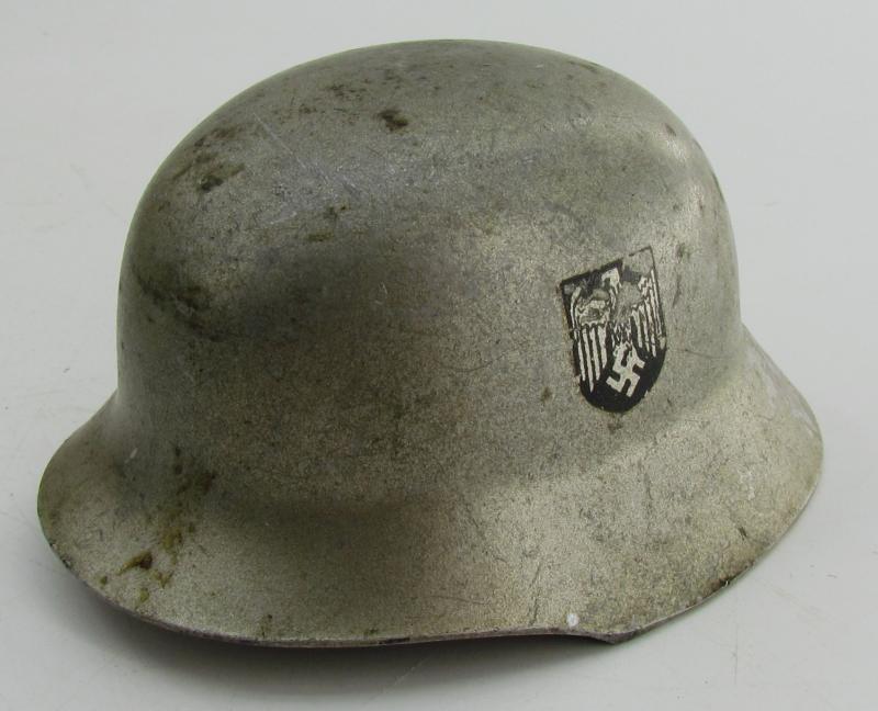 Wehrmacht (Heer) double decal miniature wedding helmet