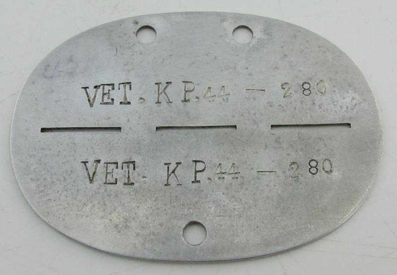 Erkennungsmarke ( EKM ) Veterinär-Kompanie 44 (44th Infantry Division)