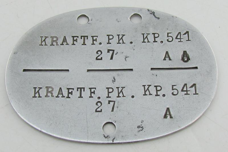 Erkennungsmarke ( EKM ) 